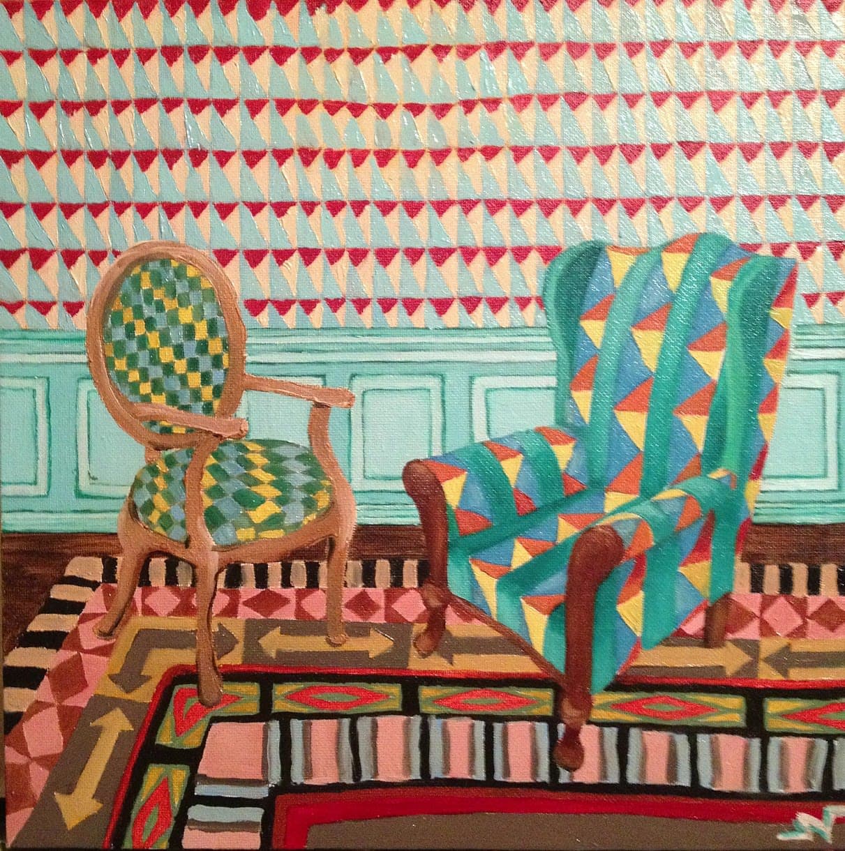 Small Patterned Room