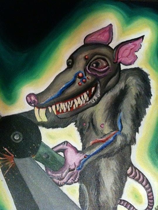 Rat with Grinder