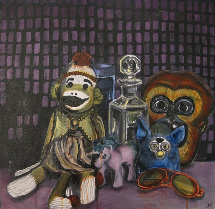 Sock Monkey Still Life